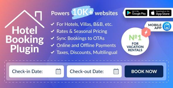 Hotel Booking v4.8.8 - Property Rental WordPress Plugin-第一书单资源