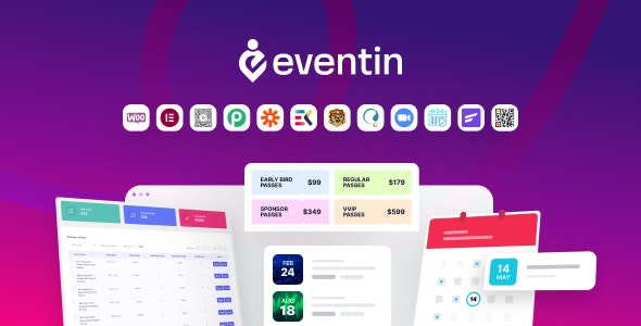 WP Eventin v3.3.40 - Events Manager & Tickets Selling Plugin for WooCommerce-第一书单资源